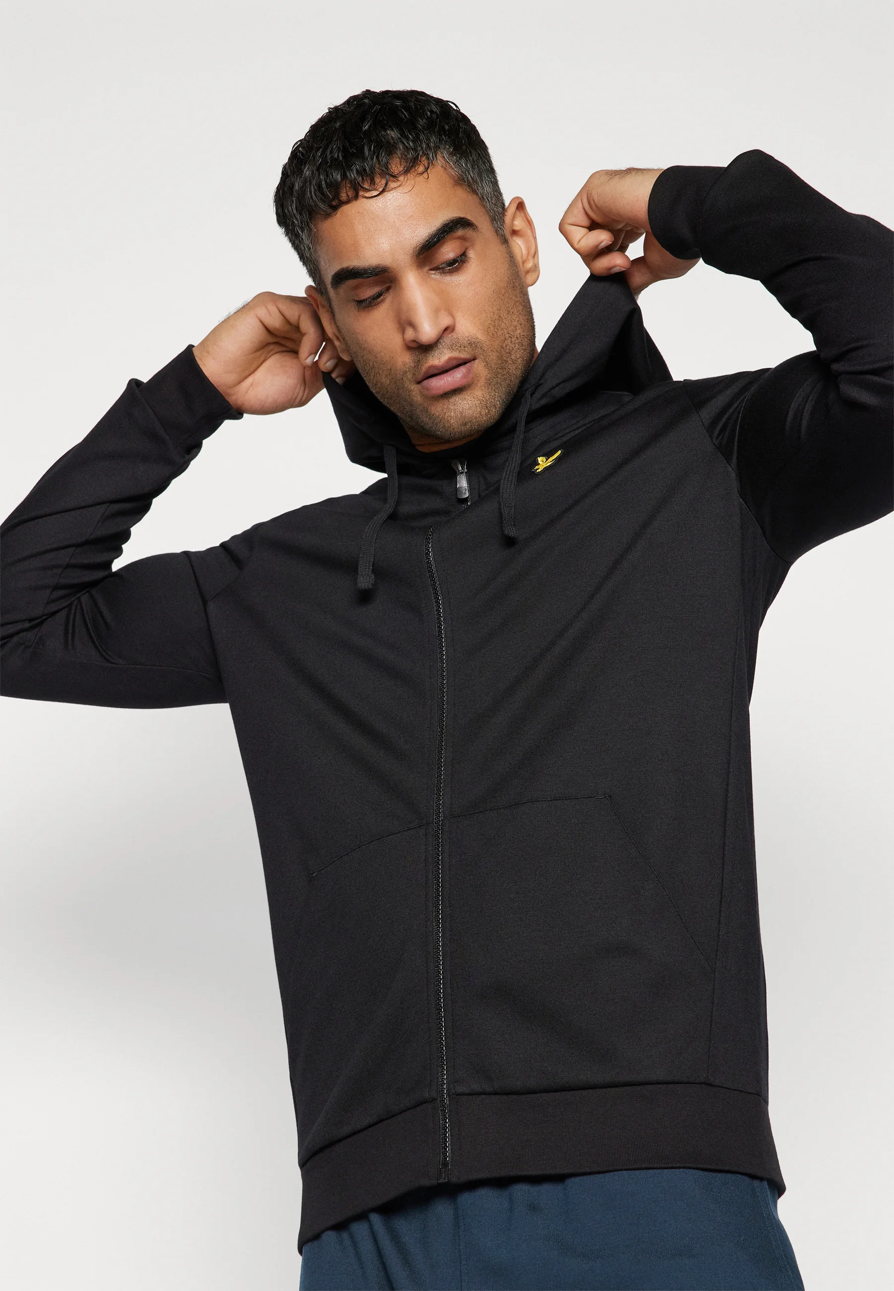 Lyle & Scott Sudadera con capucha y cremallera completa - Chaqueta polar