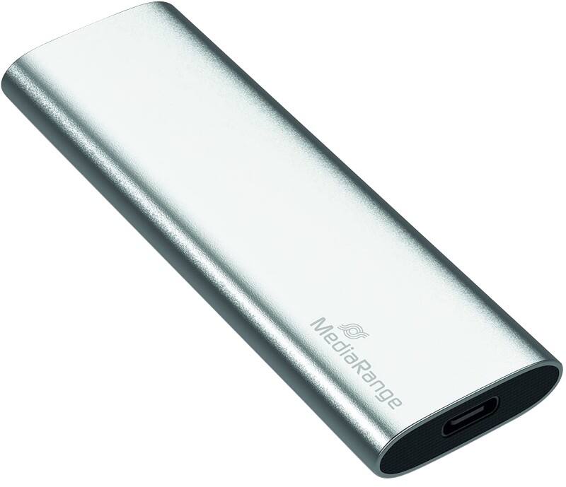 MediaRange 120 GB Externe SSD MR1100 USB 3.2 (Gen 1) Silber