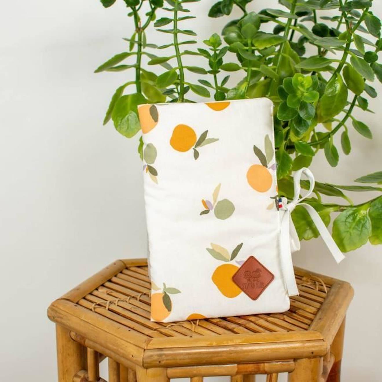 Protége carnet de santé bébé en coton