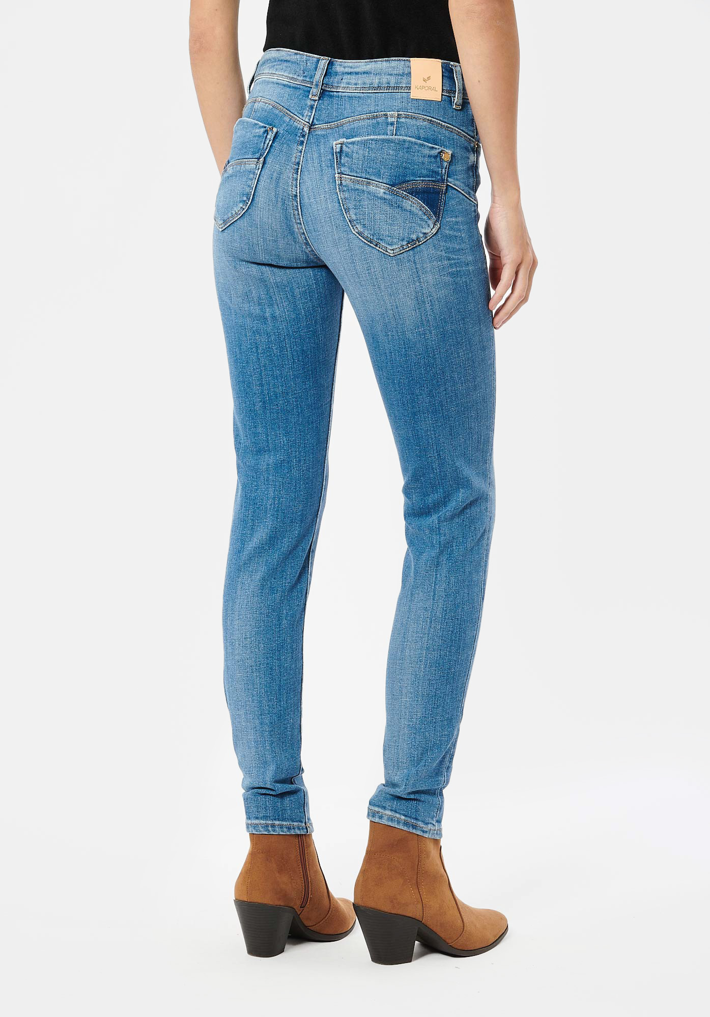 FLORE  Jean slim bleu femme