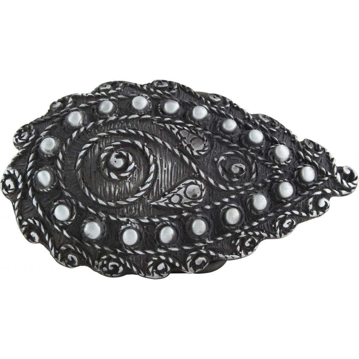 BELTINGER Gürtelschnalle Muschel 4,0 cm - Buckle Wechselschließe Schnecke Gürtelschließe 40mm -