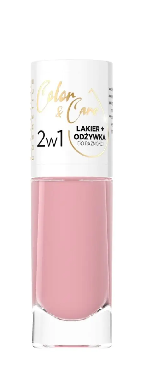 „Eveline Color & Care“ nagų lakas su rūpestinga formule 121