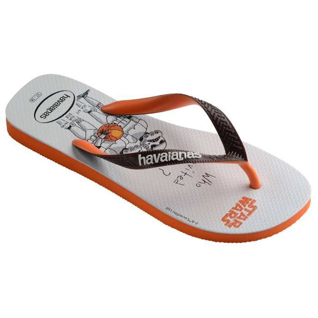 Tong Enfant à enfiler Havaianas Star Wars orange