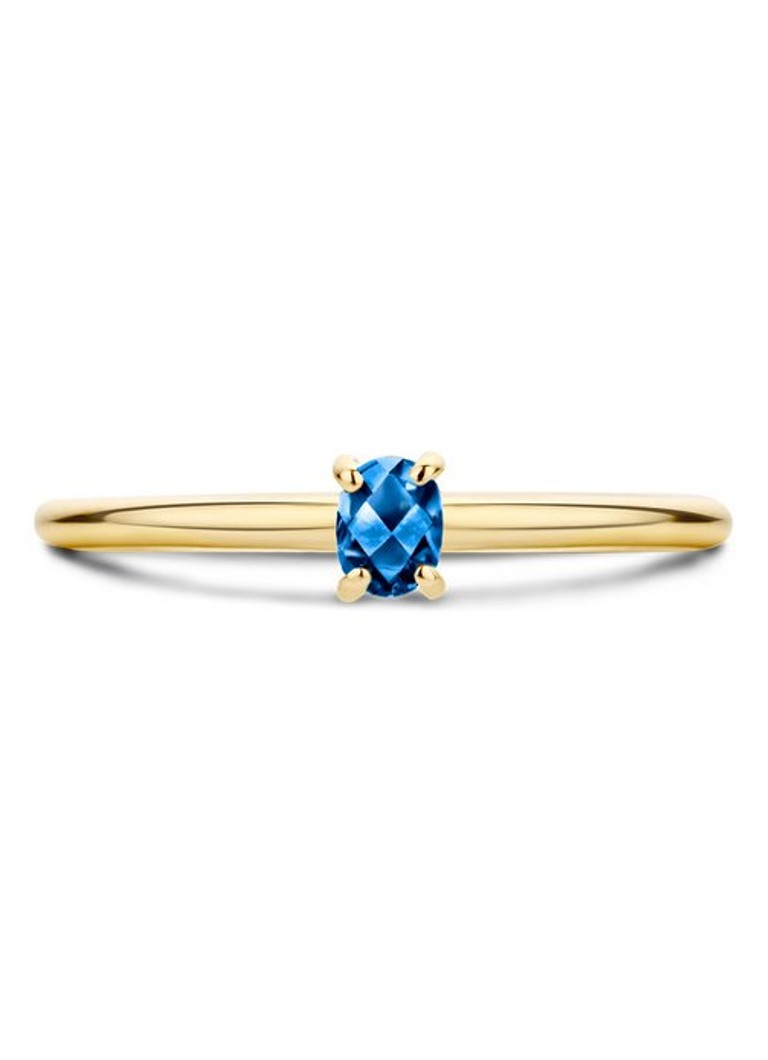 Blush  Ring van 14 karaat geelgoud met topaas 1204YLB