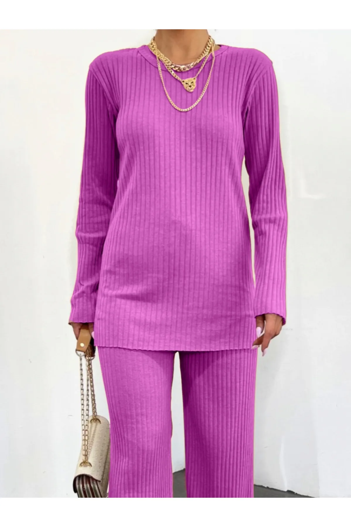Modamorfo  Camisole-Set mit Rundhalsausschnitt