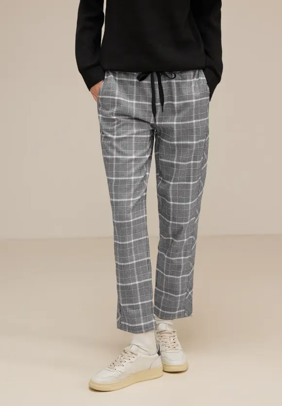 Street One Loose Fit Karohose