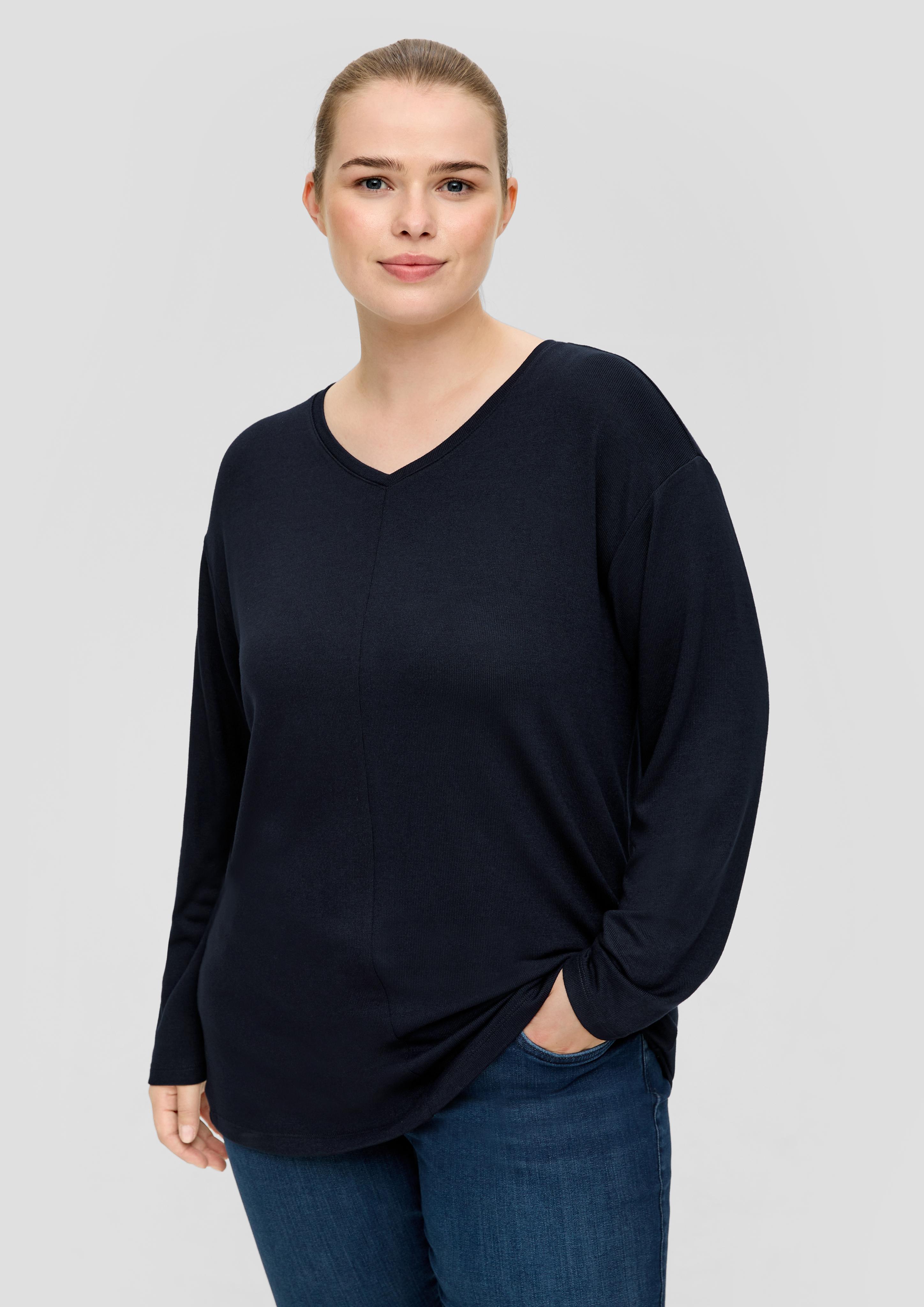 Longsleeve aus Viskosemix  2134801-5959