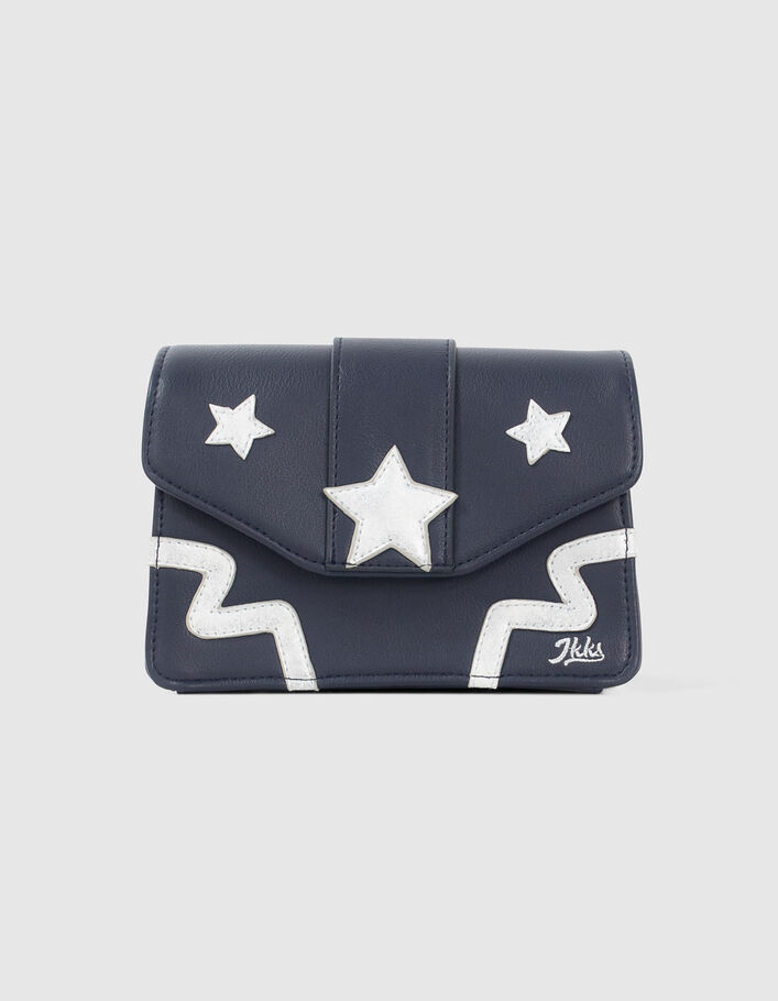 Sac à main marine avec étoiles silver fille