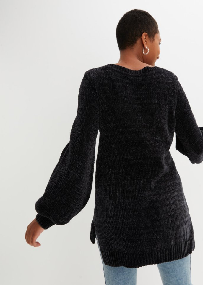 Chenille-Longpullover