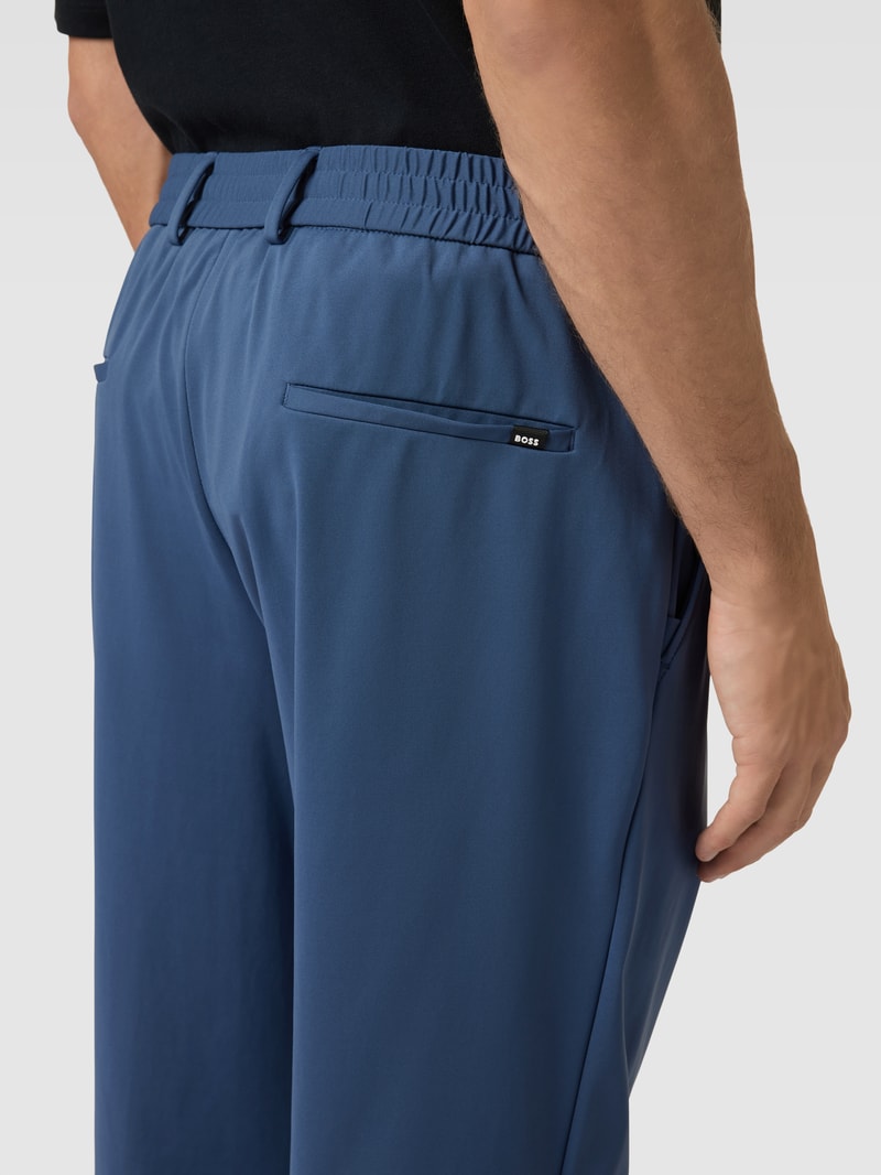 Stoffhose mit Eingrifftaschen Modell 'Genius' in rauchblau