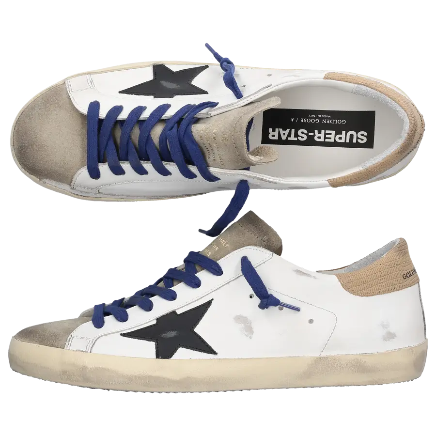 Golden Goose - Sneaker low SUPER-STAR Kalbsleder - weiß