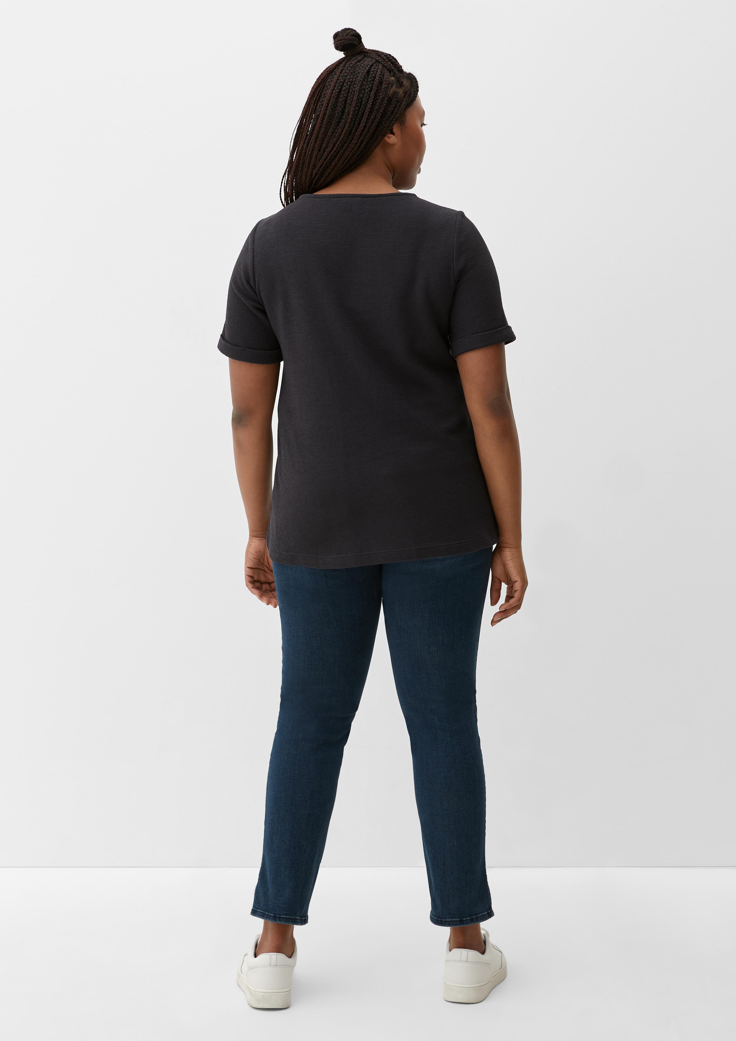 T-Shirt mit Waffelstruktur  2129863-5976