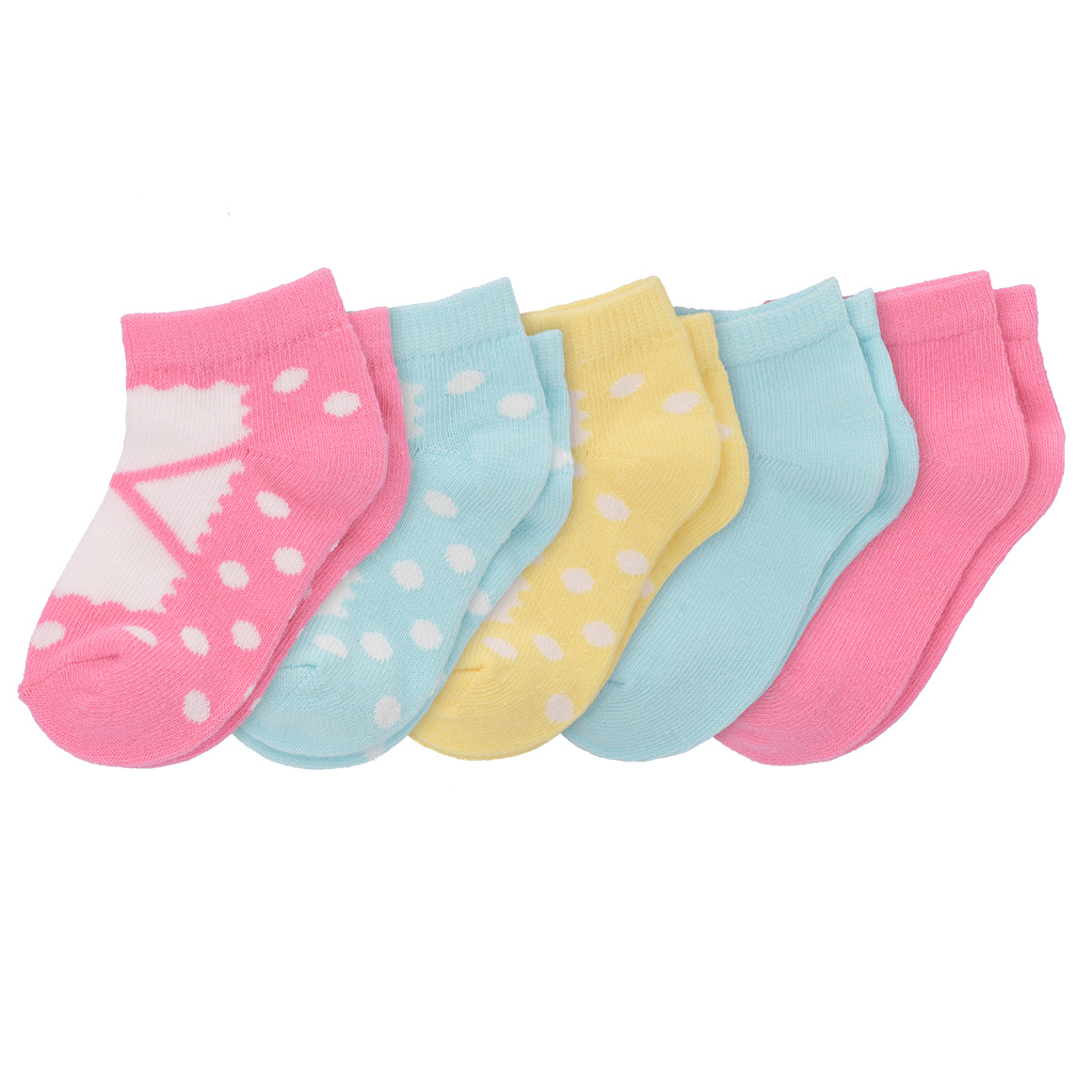 5 Paar Baby Sneaker-Socken im Set