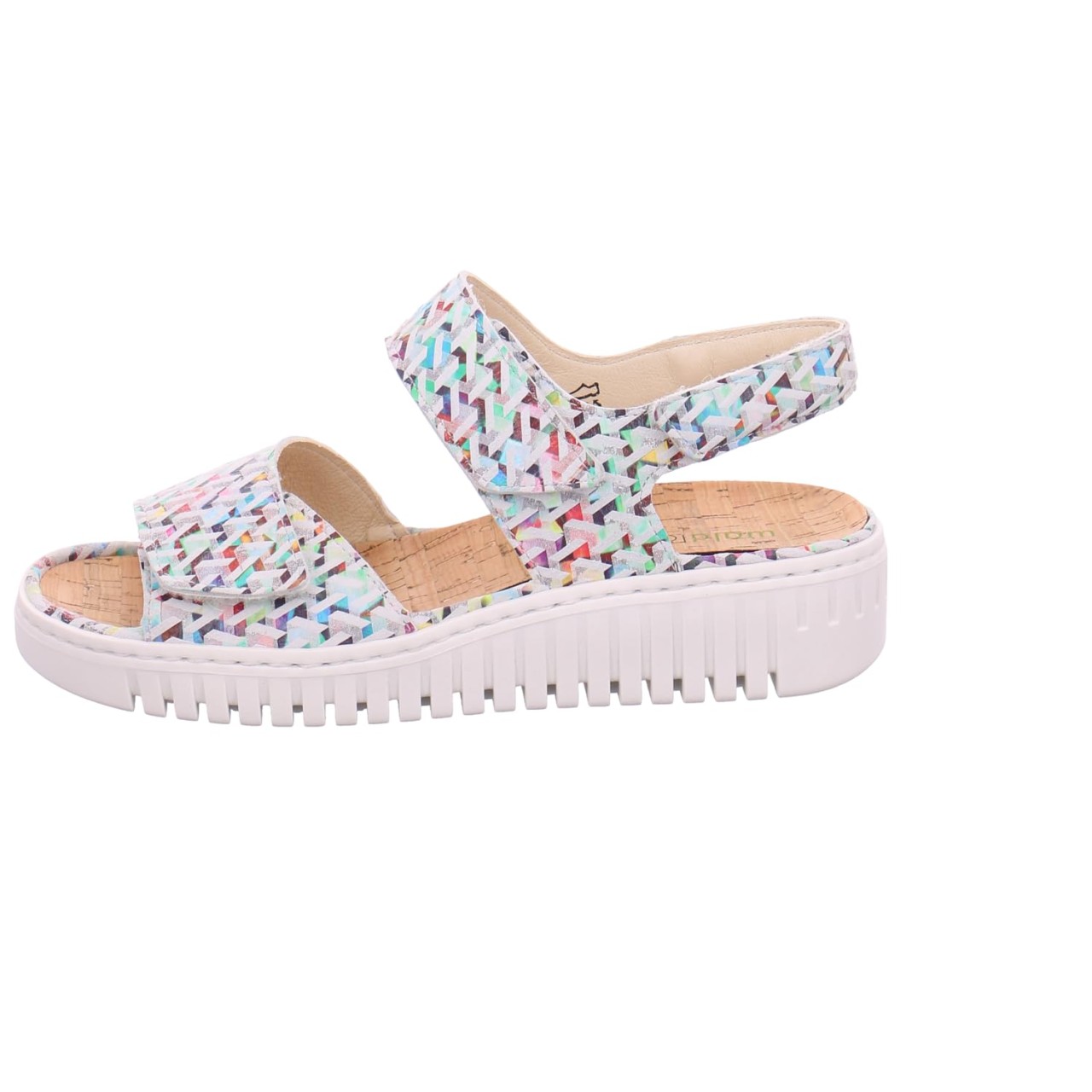 WALDLÄUFER Komfort Sandalen silber