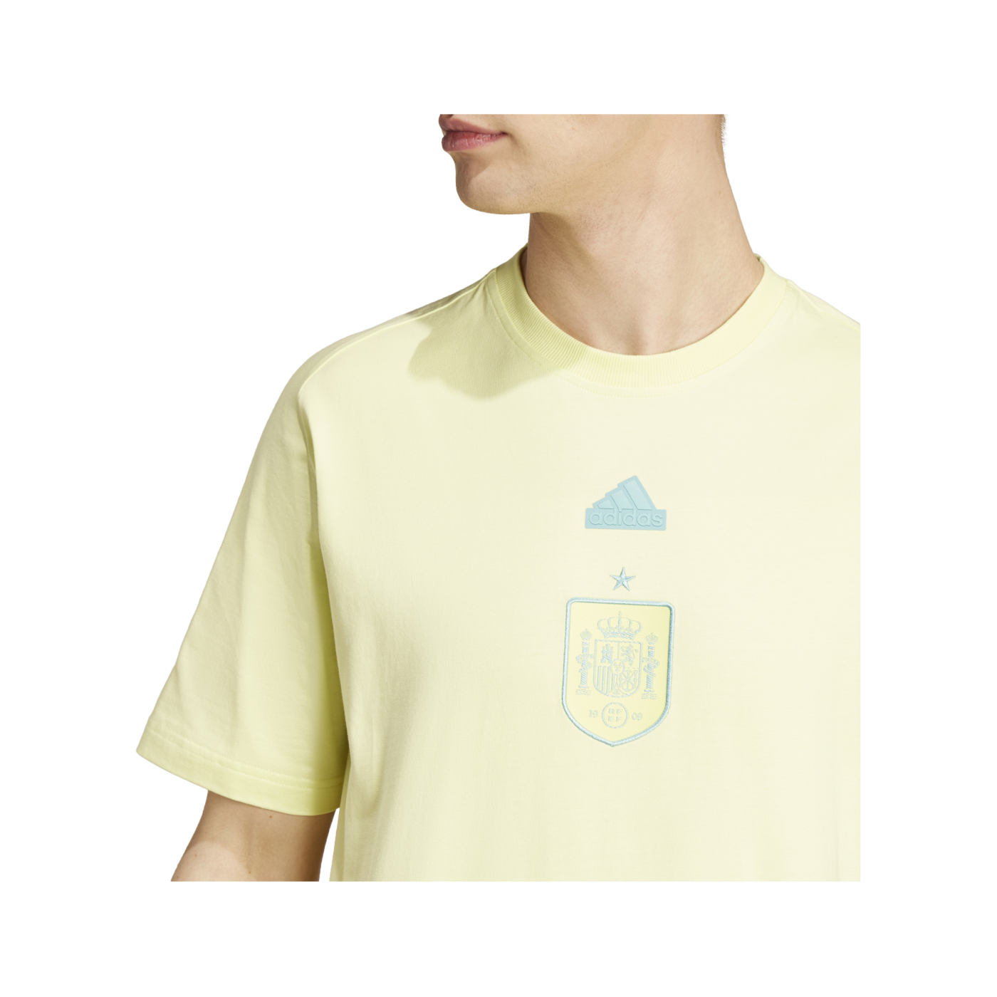 adidas Spanien Travel T-Shirt EM 2024 Gelb