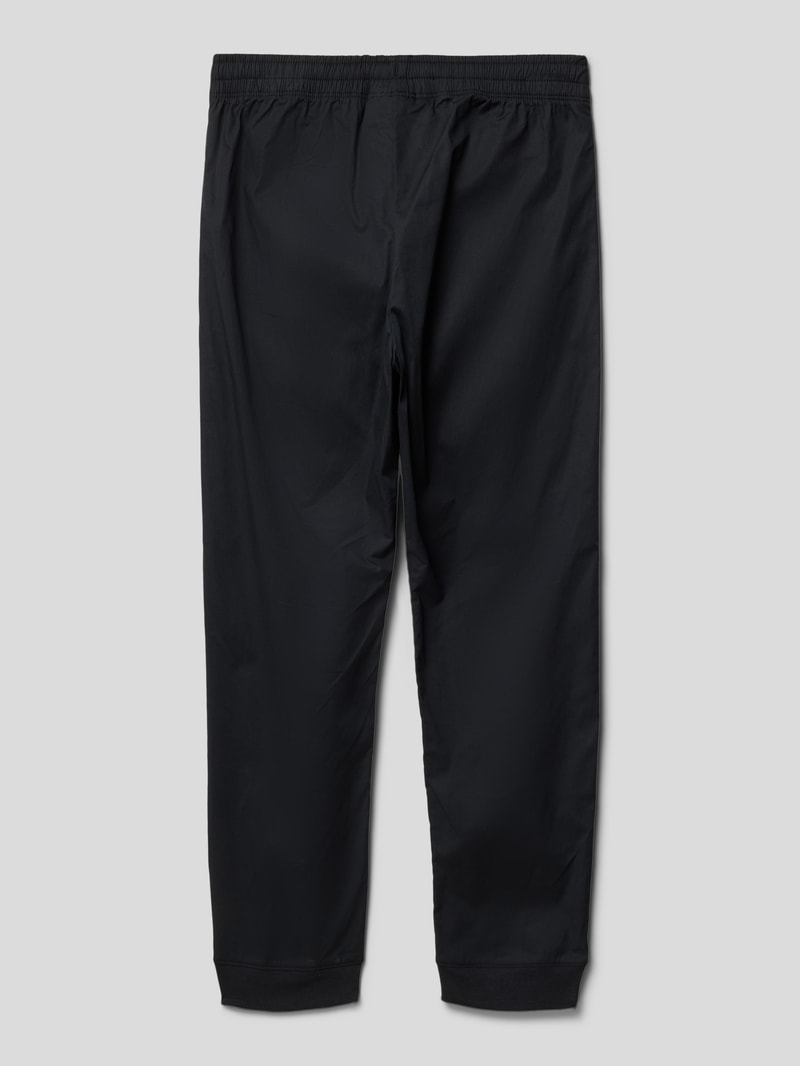 Hose mit Label-Detail in schwarz