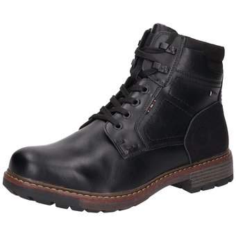 Relife Schnürstiefelette in schwarz