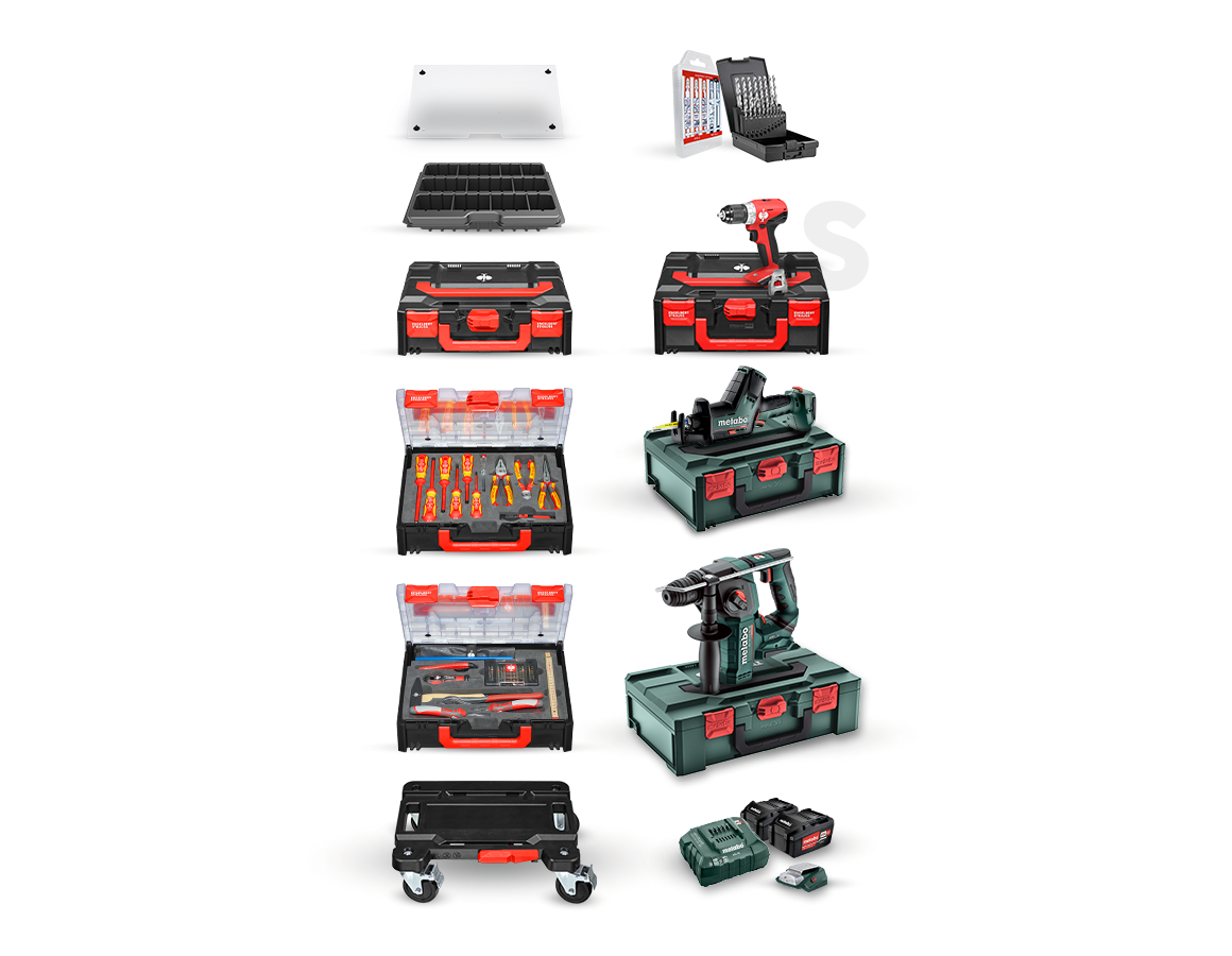 Metabo 18,0 V Kombipack IX 2x 4,0 Ah + Ladegerät