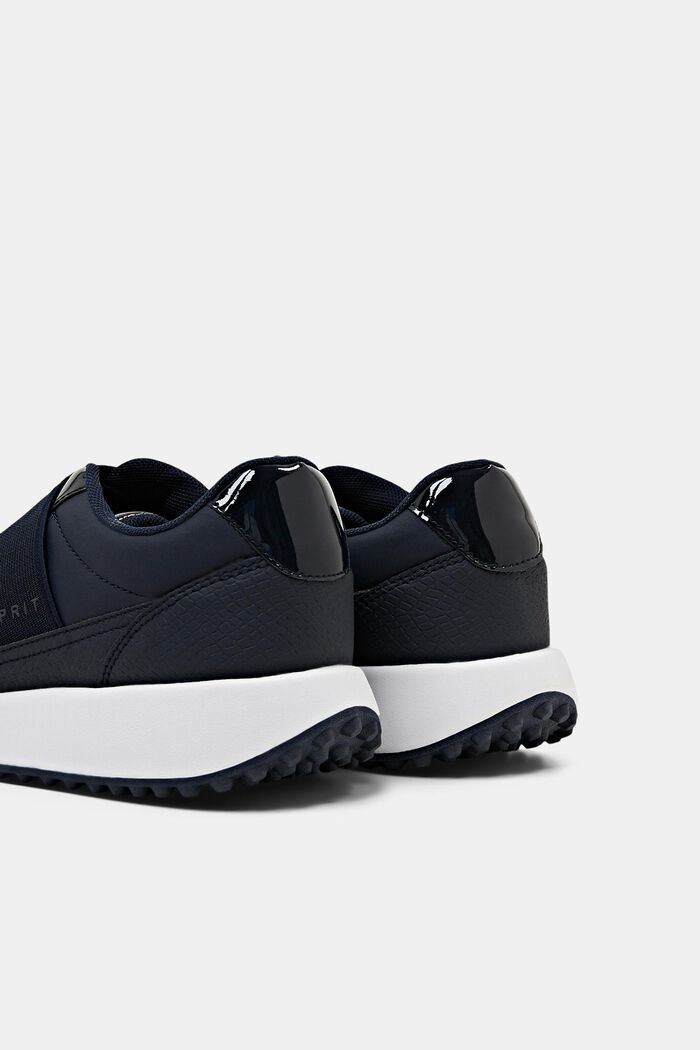 Slip-on-Sneakers in Lederoptik