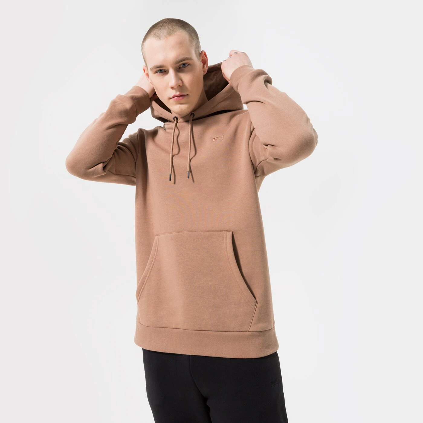 CONFRONT HOODIE KHAKI Braun