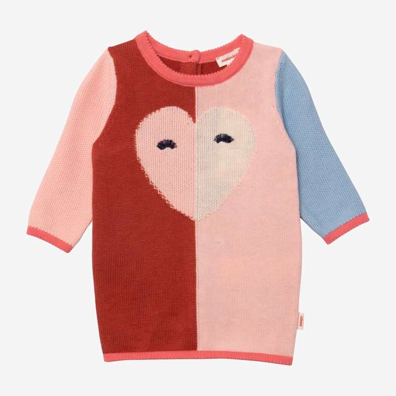 Robe bébé fille à cœurs Catimini