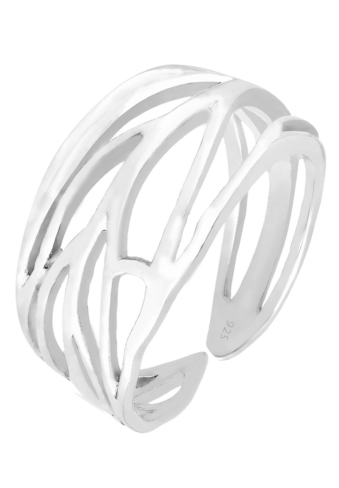 Ornamento a forma di foglia da donna Elli in argento sterling 925