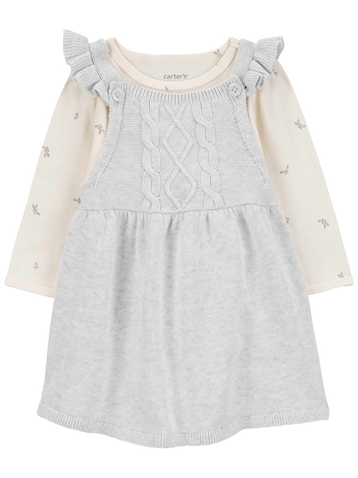 carter's 2tlg. Outfit in Creme/ Hellgrau günstig kaufen