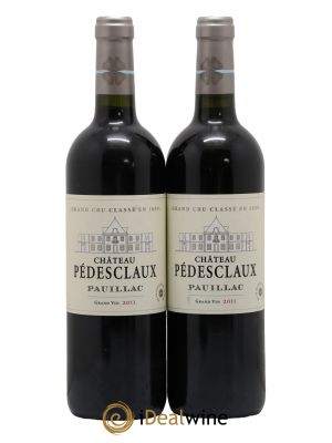 Château Pedesclaux 5ème Grand Cru Classé  2011 - Lot de 2 Bouteilles