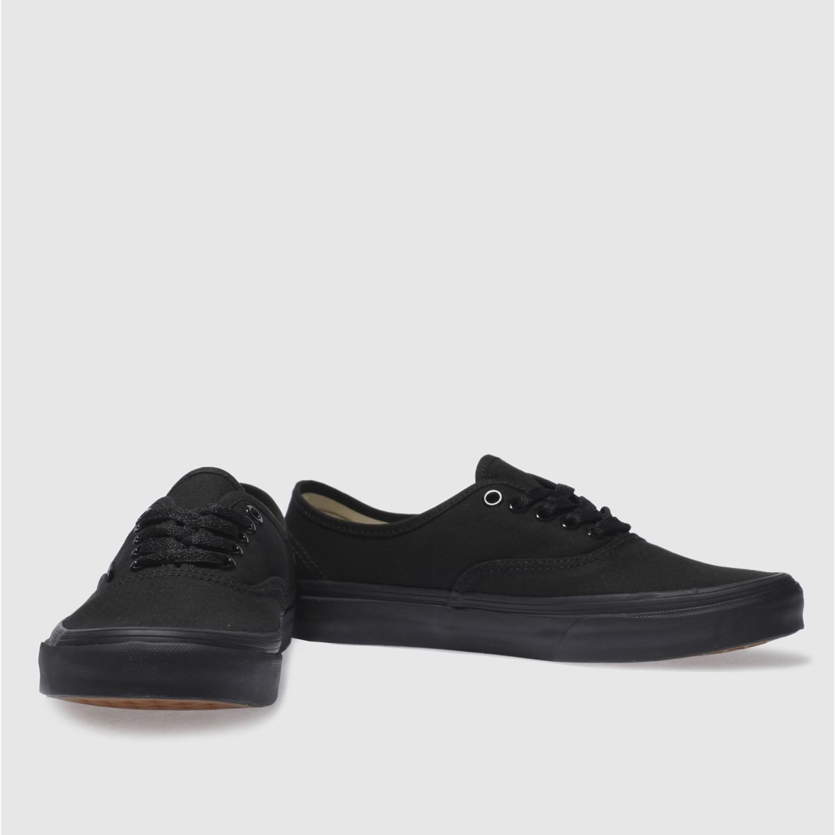 Vans – Autentiska svarta träningsskor