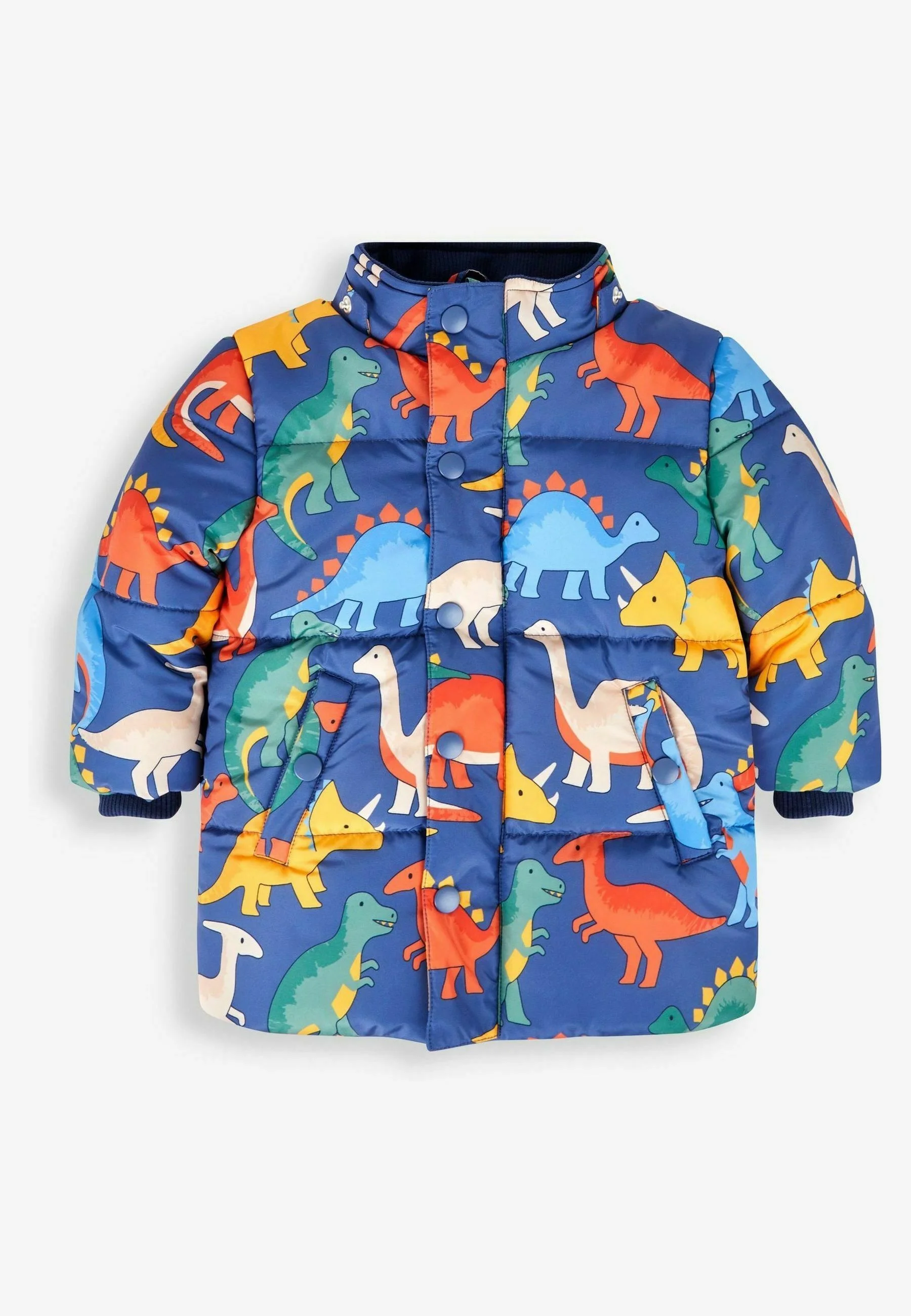 JoJo Maman Bébé DINOSAUR PRINT PUFFER - Abrigo de invierno