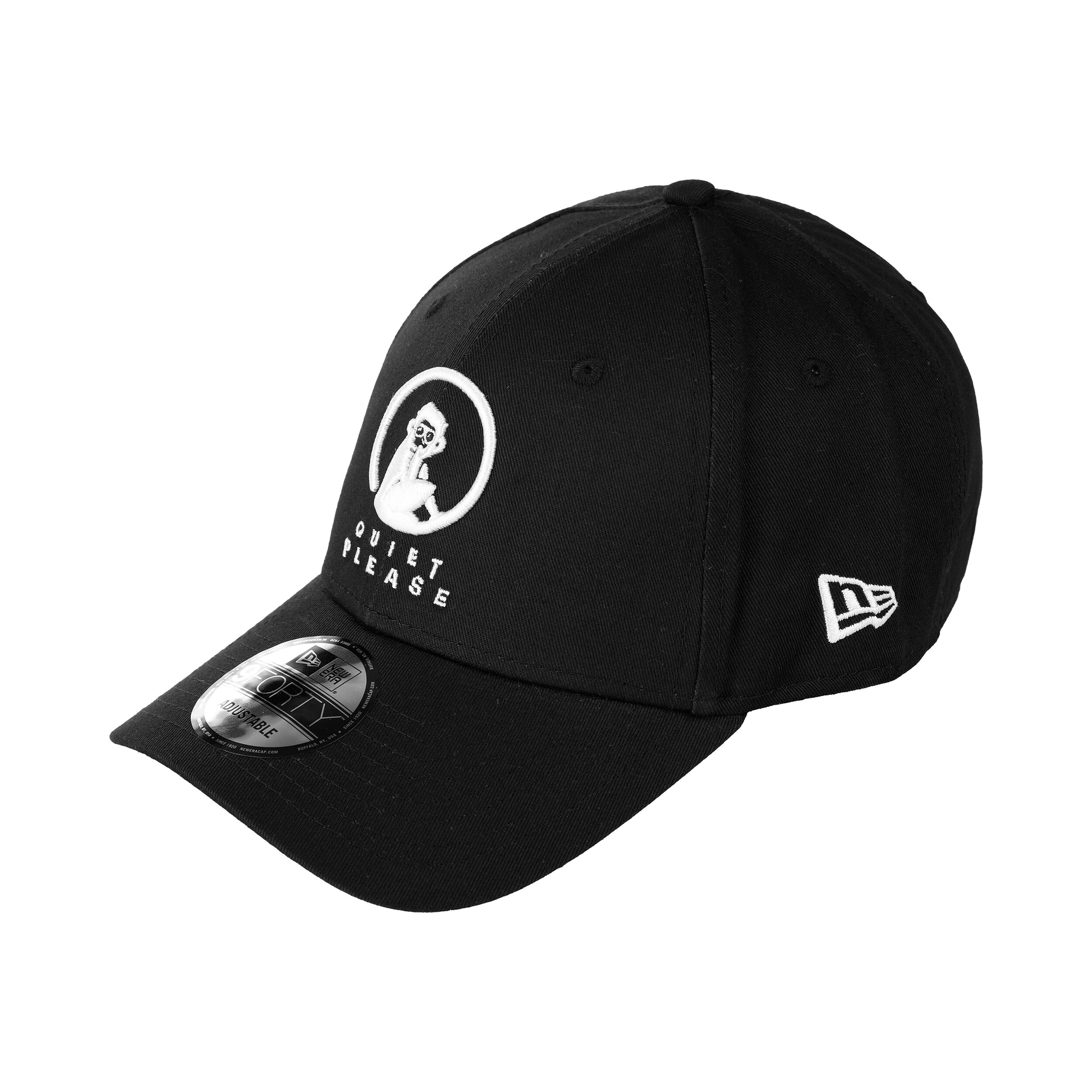 New Era 9FORTY Cap - Schwarz, Weiß