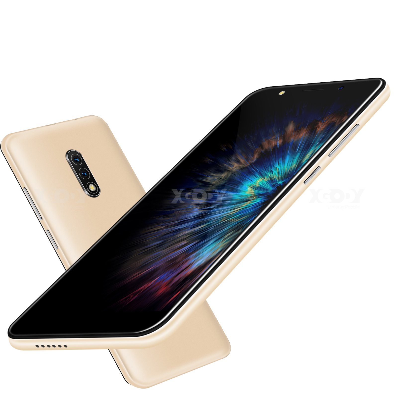 Ulife XGODY Mate 10, 2500 mAh, 1GB RAM, 8GB ROM, Android 8.1, 3G Smartphone (5 Zoll, 8 GB Speicherplatz, 5 MP Kamera, Gesichtserkennung, Dual-SIM)