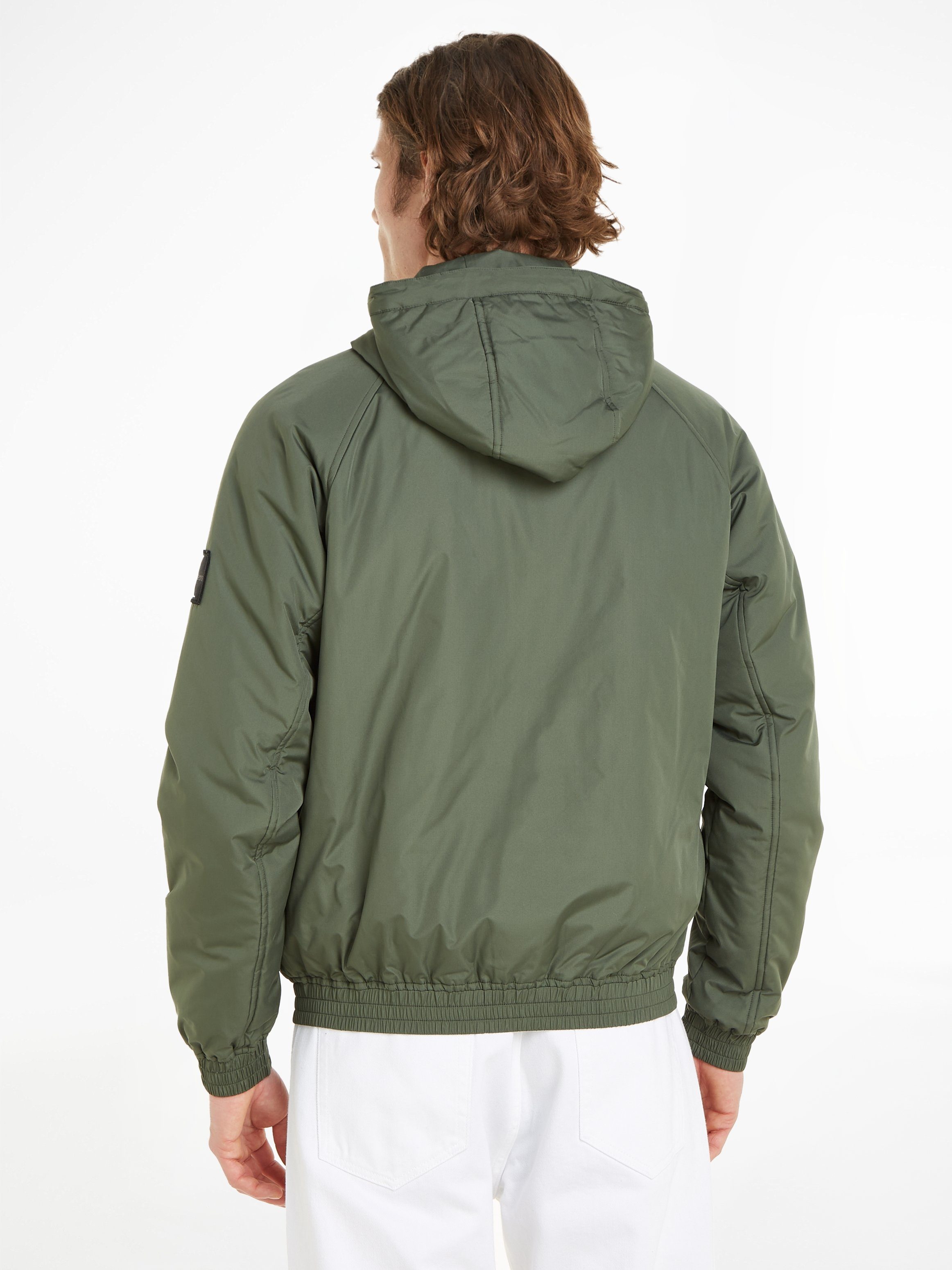 Calvin Klein Jeans Steppjacke PADDED HOODED HARRINGTON