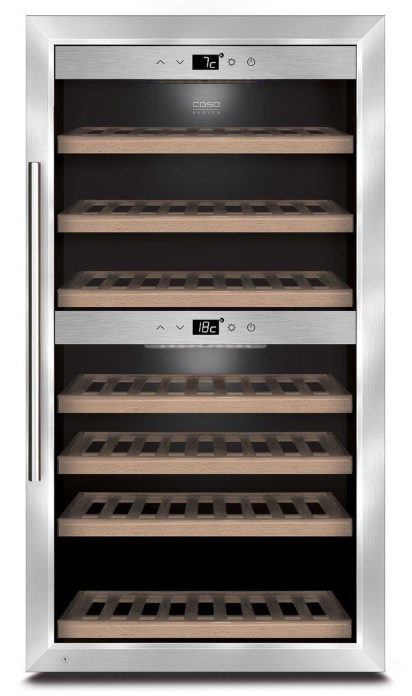 Caso Weinkühlschrank 660,66 Flaschen LED-Display UV-Filter EEK: G