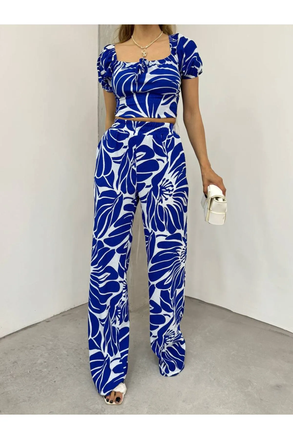 BİKELİFE  Bustierhose mit Blumenmuster für Damen im Doppelset