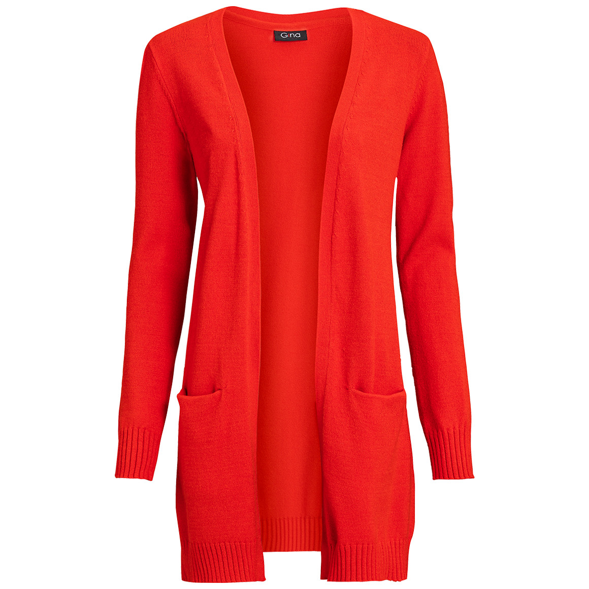 Damen Strickjacke mit zwei Einschubtaschen