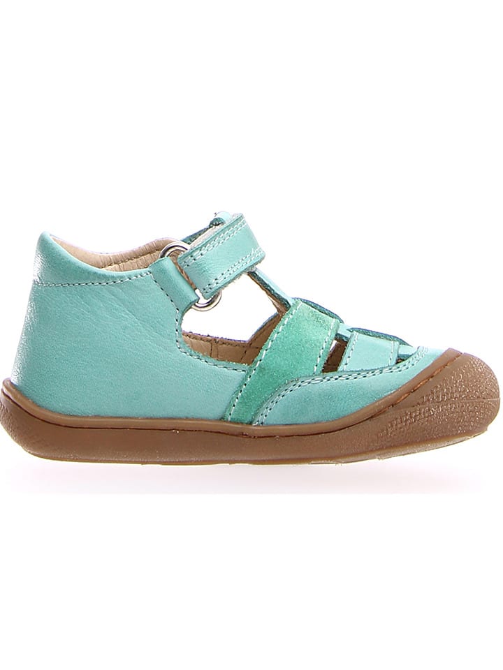 Naturino Leder-Halbsandalen in Türkis günstig kaufen
