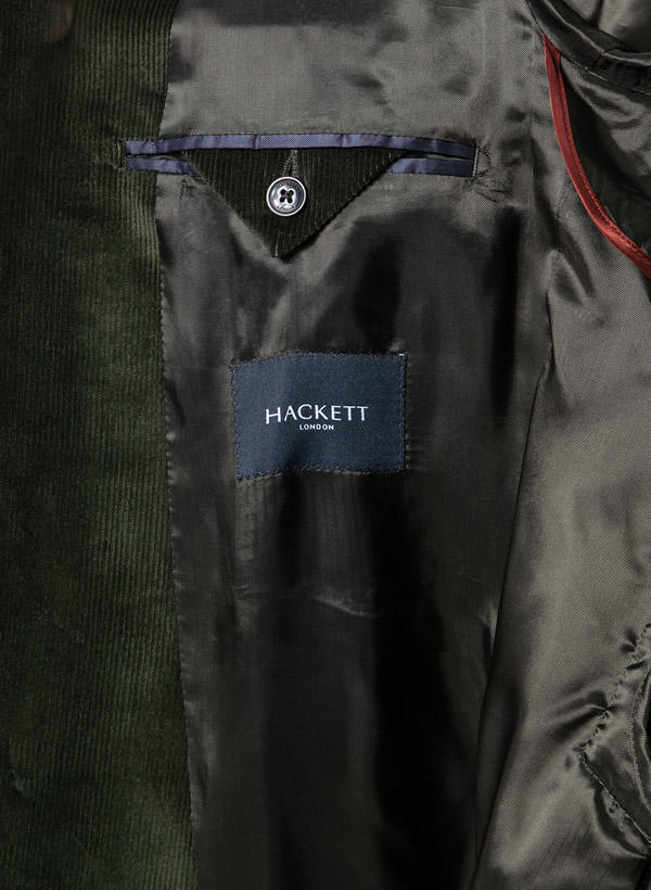 HACKETT, Sakko, Cord-Stretch, dunkelgrün