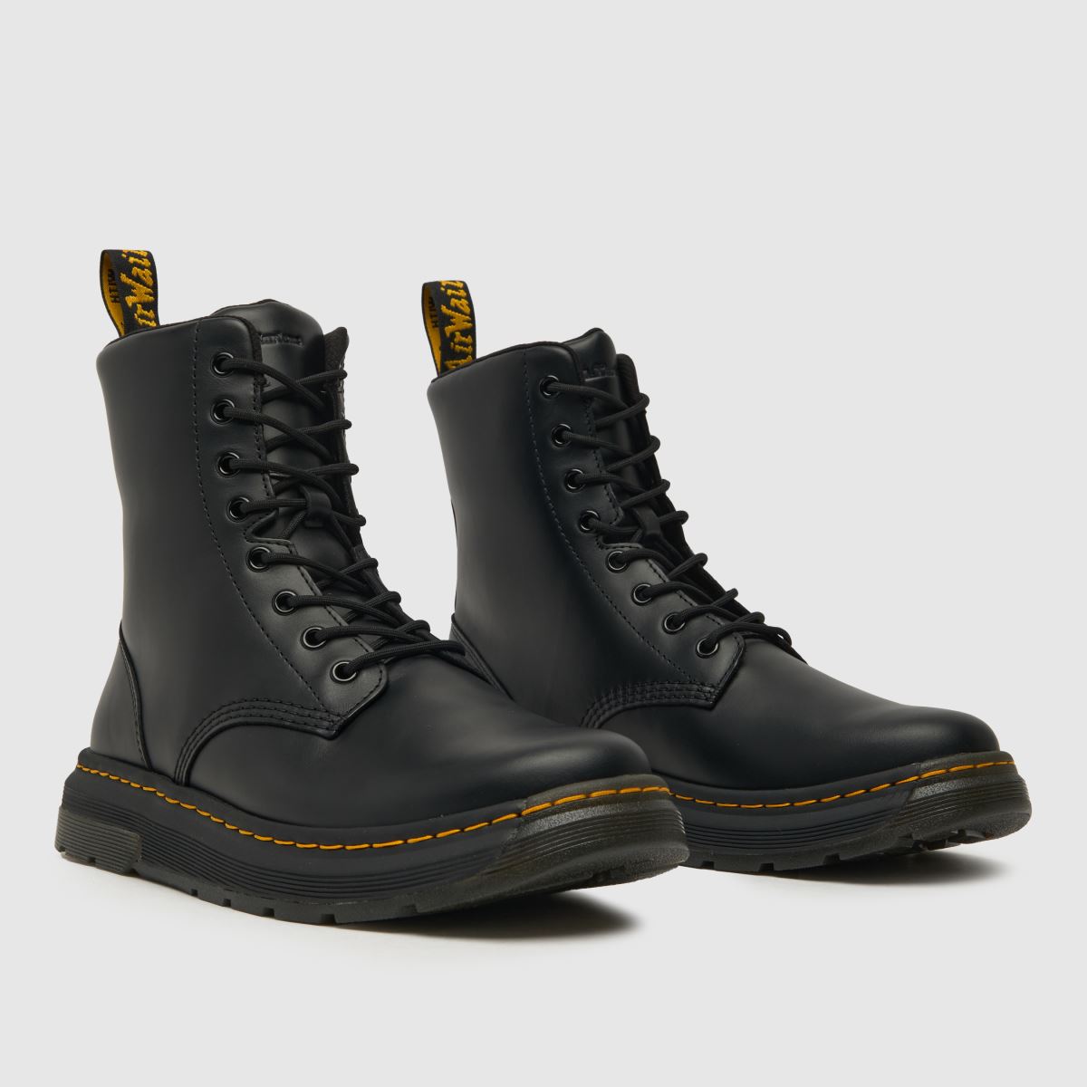 Dr Martens – Svarta crewson-stövlar