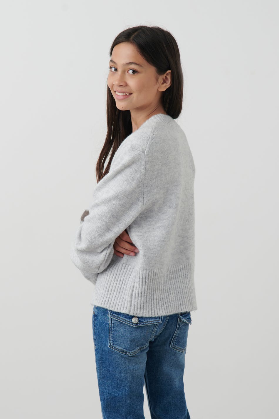 Y v-neck knitted sweater