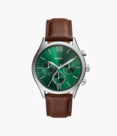 Fossil Outlet Uhr Fenmore Multifunktionswerk Leder braun