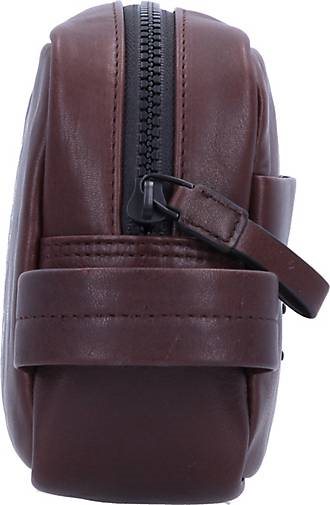 Piquadro Harper Kulturbeutel Leder 23 cm