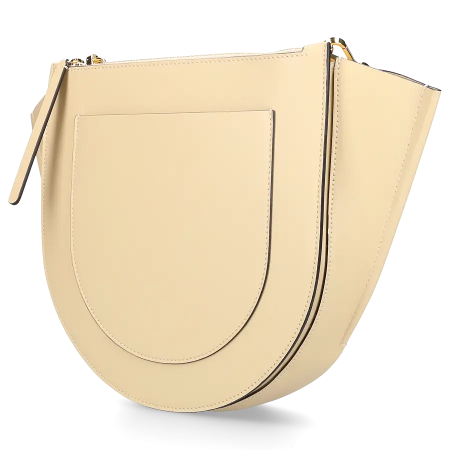 Wandler - Handtasche HORTENSIA MEDIUM Kalbsleder - beige
