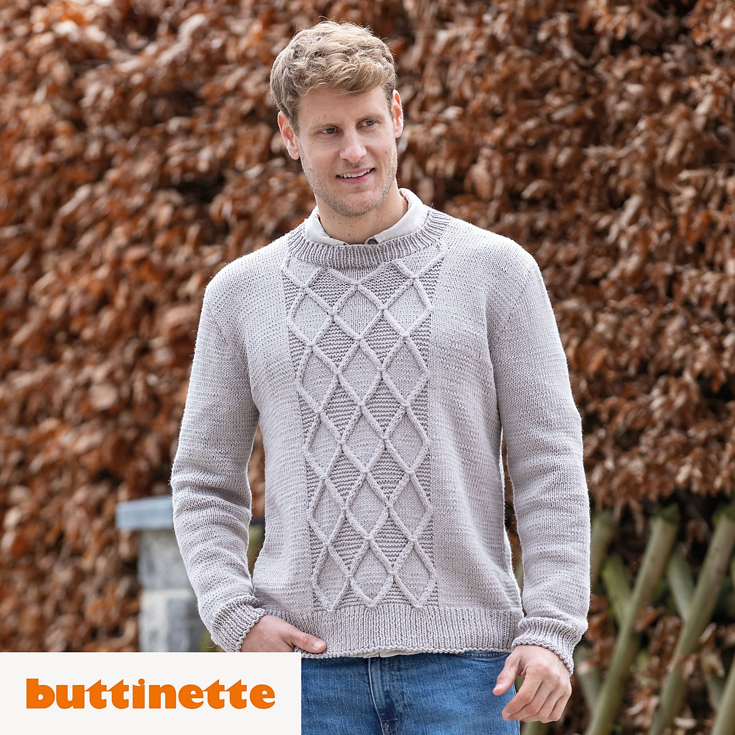 Strickanleitung – Herrenpullover aus Woll Butt Primo Merino Cotton