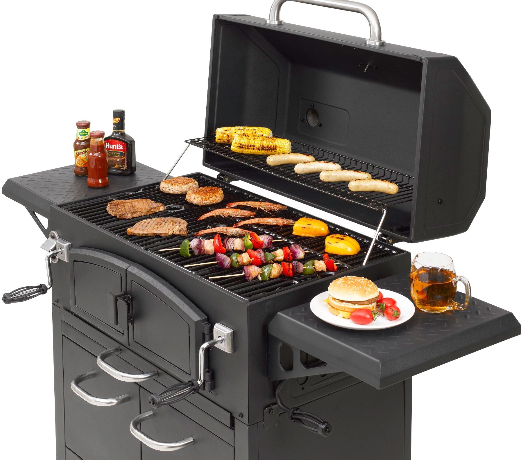 El Fuego Smoker Grand Ontario, BxTxH: 154x68,5x131 cm