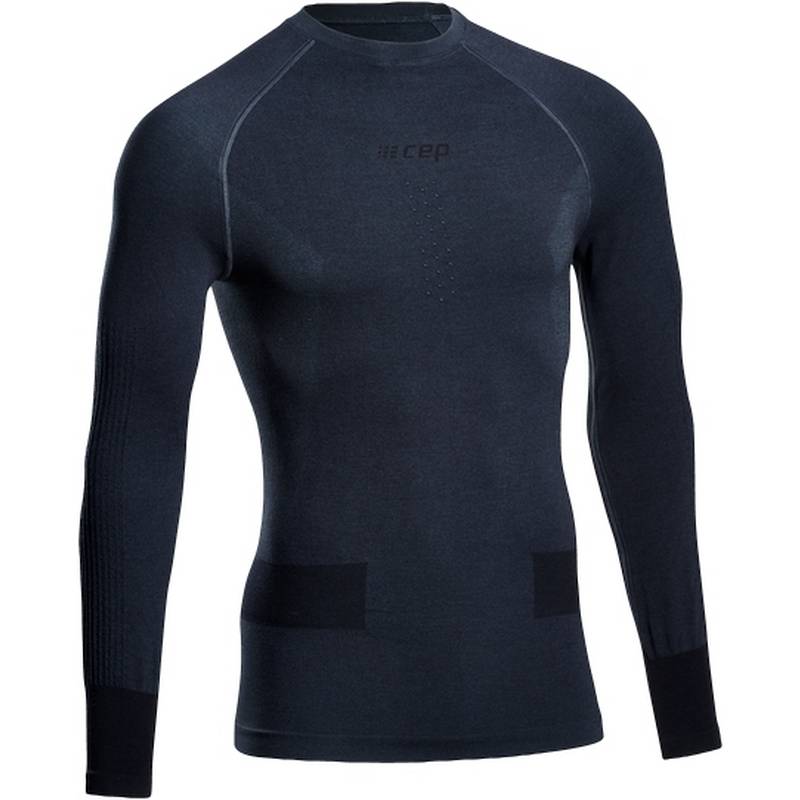 CEP Merino Base Shirt Skiing Longsleeve Skishirt Herren