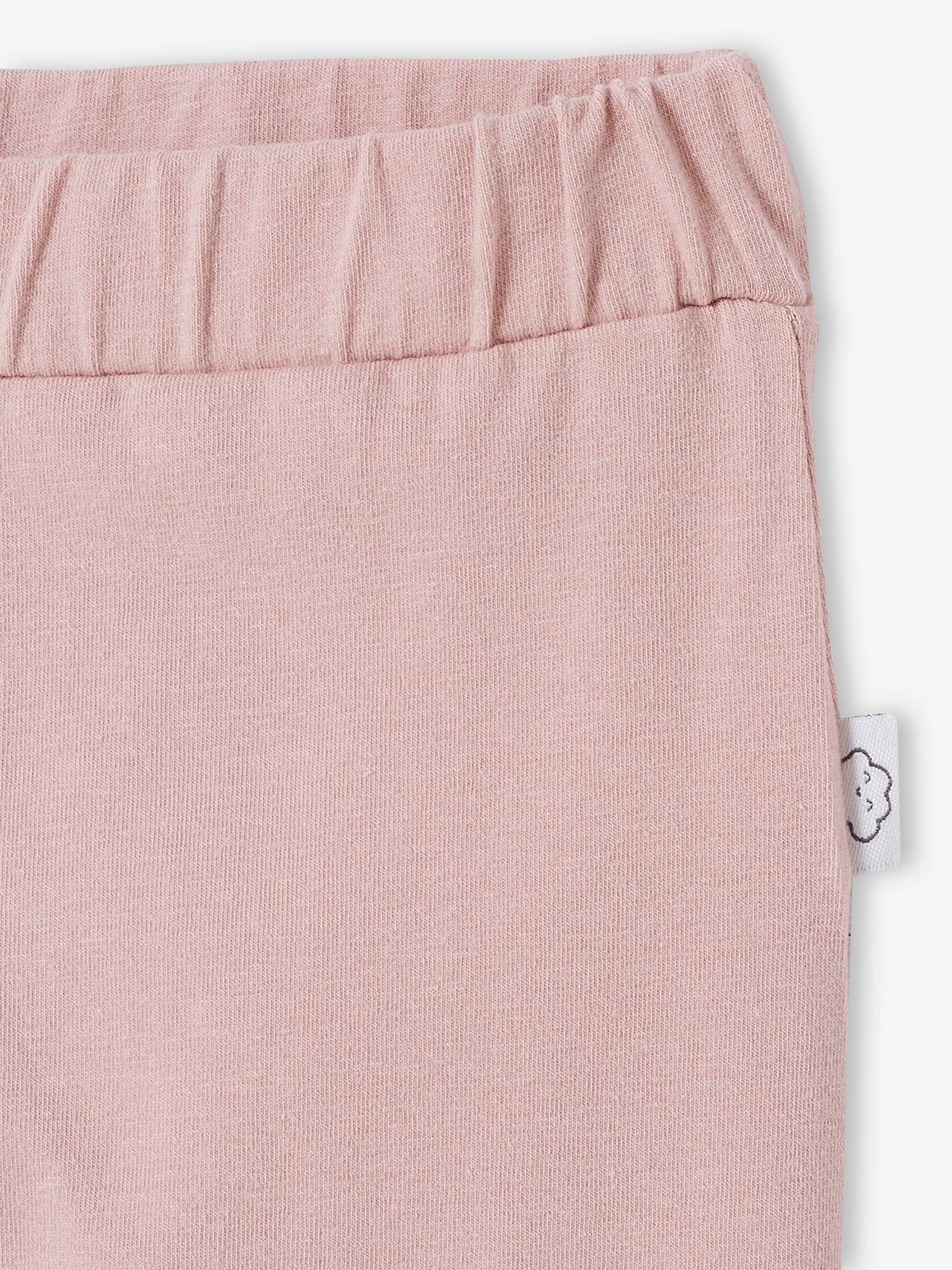 Pantalon naissance en maille souple BASICS beige