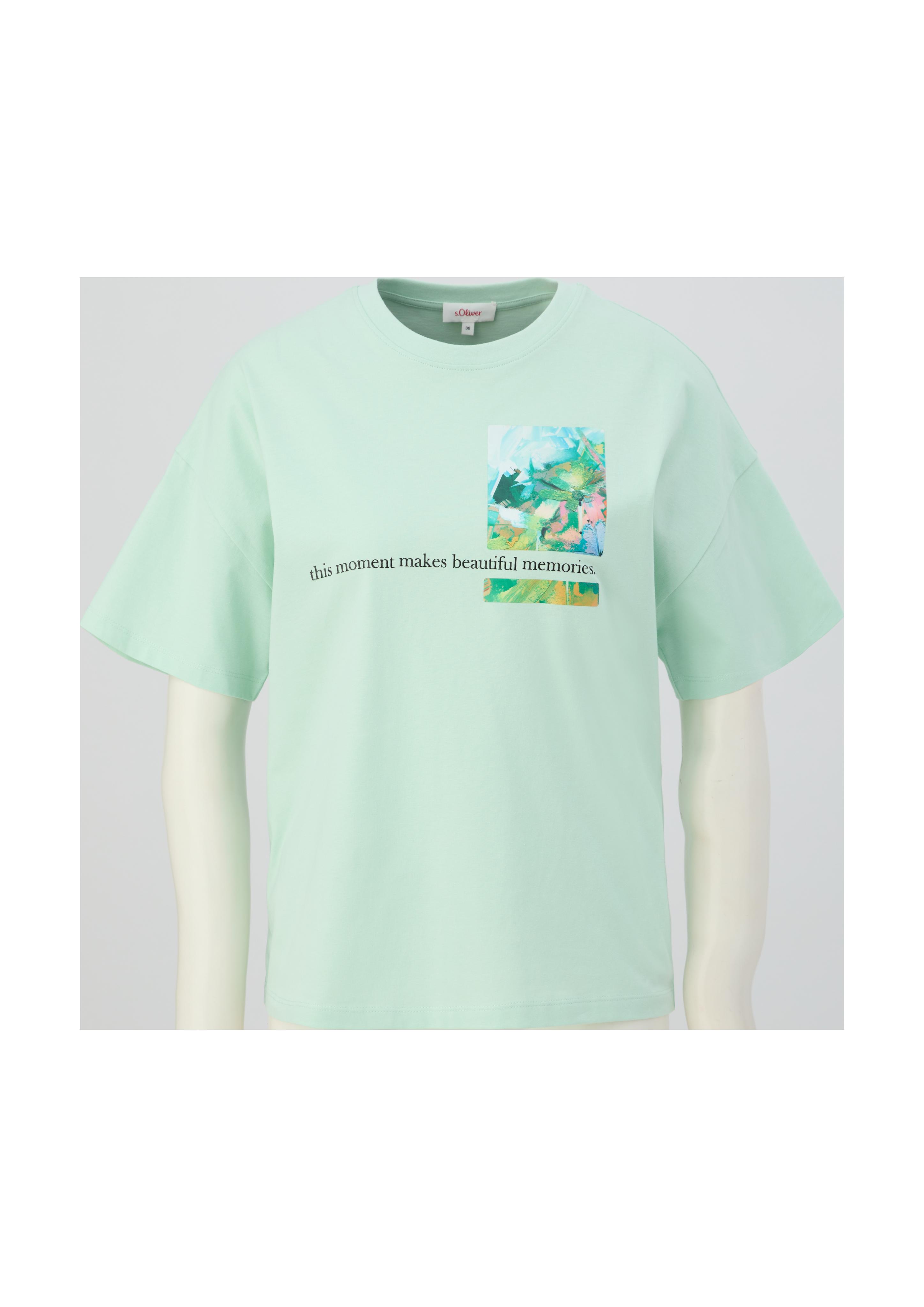 T-Shirt im Loose Fit mit Frontprint  2130597-65D0
