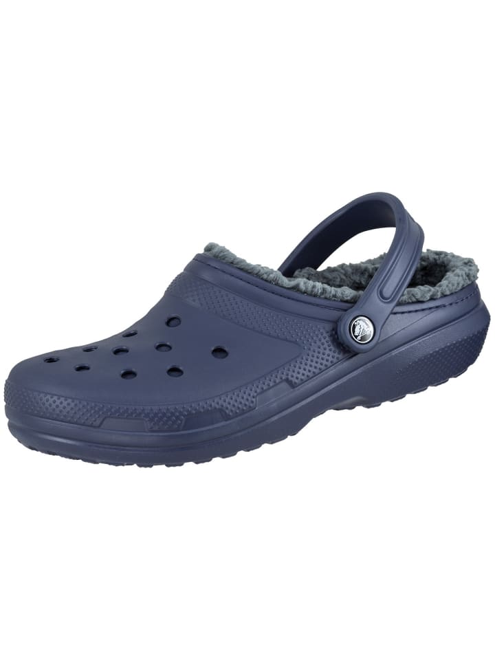 Crocs Clogs Classic Lined in navy/charcoal günstig kaufen