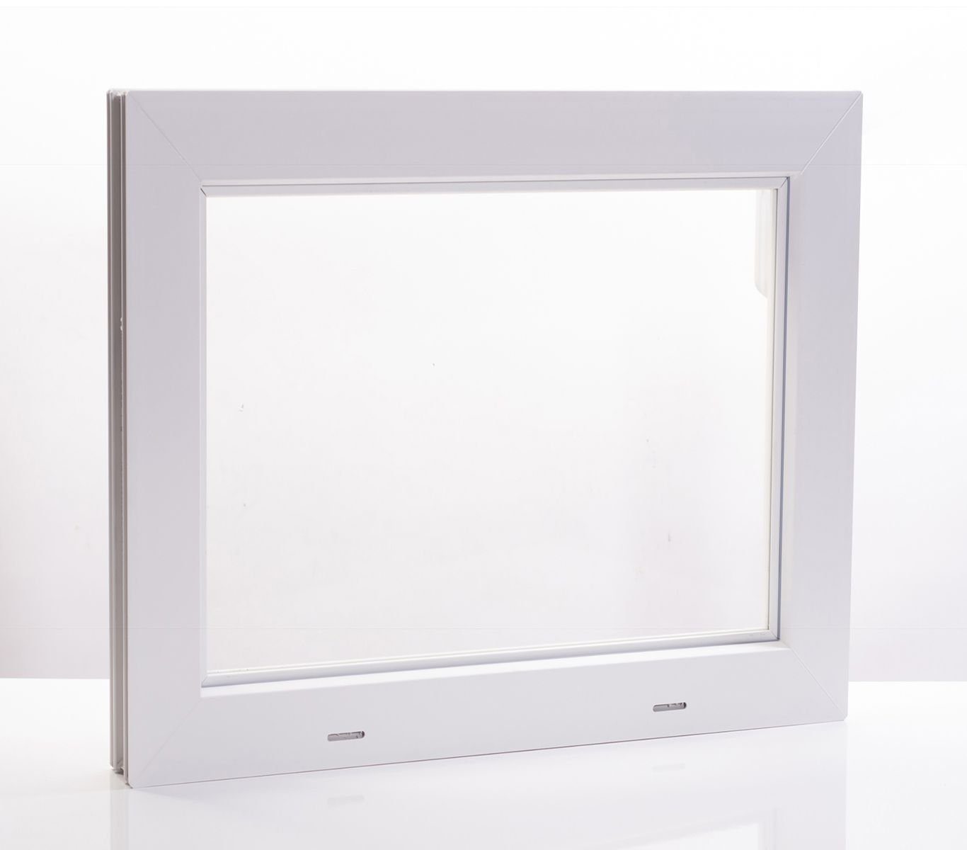 ACO Severin Ahlmann GmbH & Co. KG Kellerfenster ACO 50x50cm Nebenraumfenster Fenster Kippfenster weiß Kellerfenster Einfachglas, wärmeisolierende Kunststoff-Hohlkammerprofile